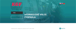 Desktop Screenshot of kgf.cz